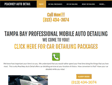 Tablet Screenshot of peachkeyauto.com